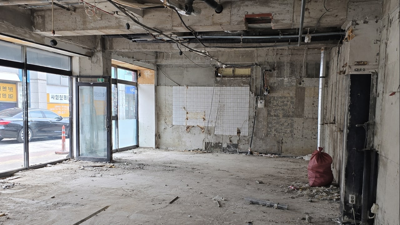 제천 폐기물 반출 동선 사진